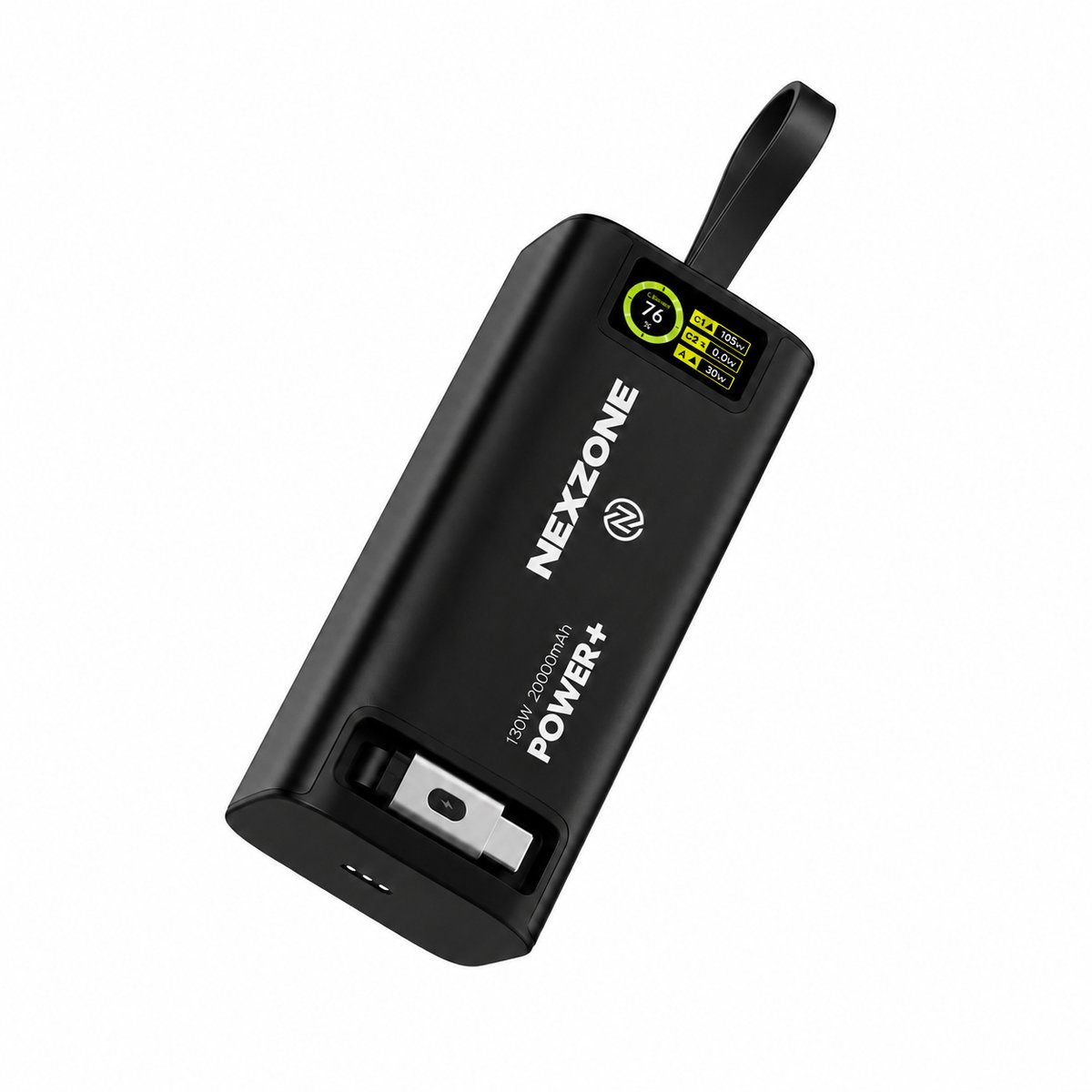 NexZone Laptop Powerbank 130W - 20000mAh - USB-C - Snelladen - Geschikt voor Laptop/tablet/telefoon