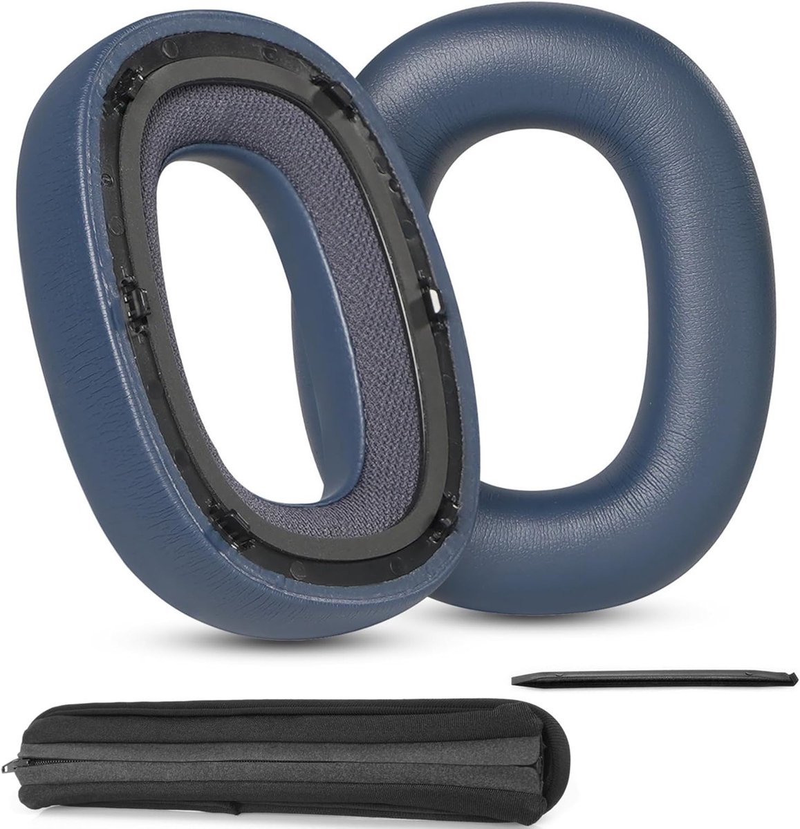 Oorkussens Vervanging Hoofdband Pad Over-Ear Hoofdtelefoon - Blauw