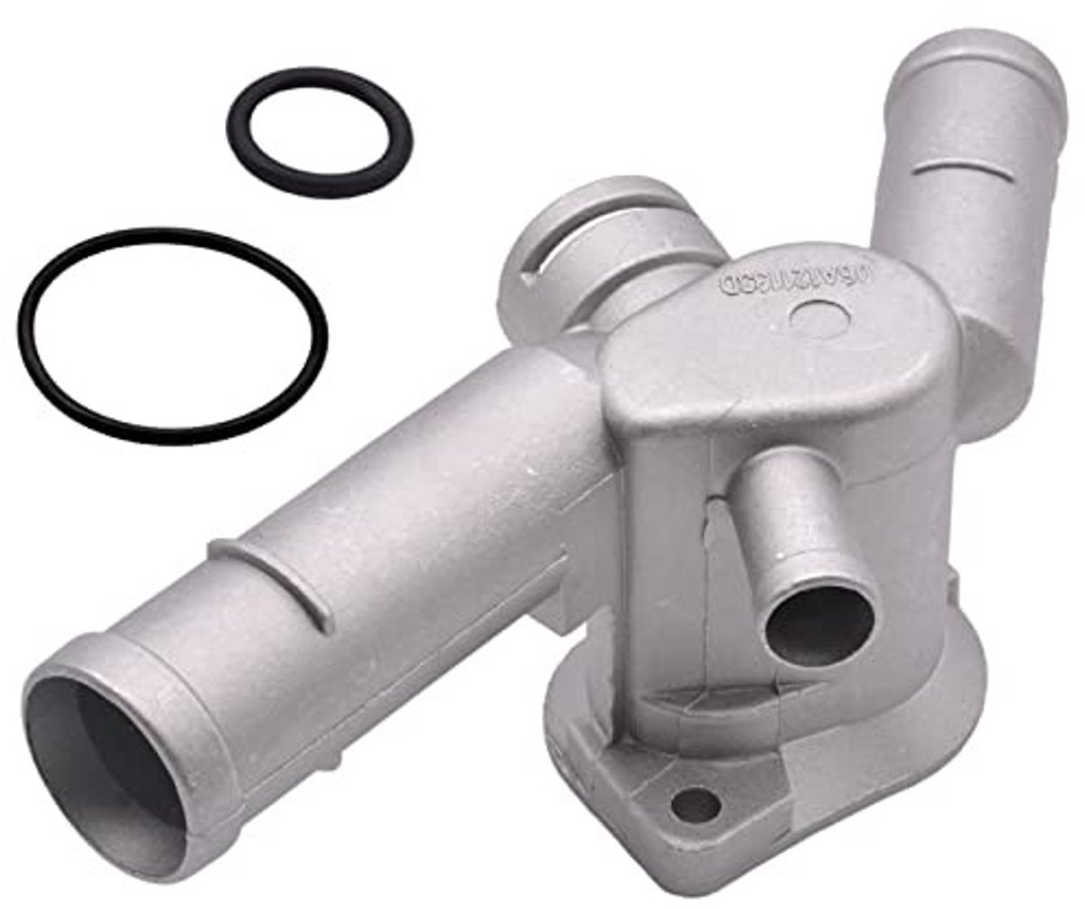 Dailygoods - Aluminium Radiator Thermostaathuis Flens voor Diverse Auto's