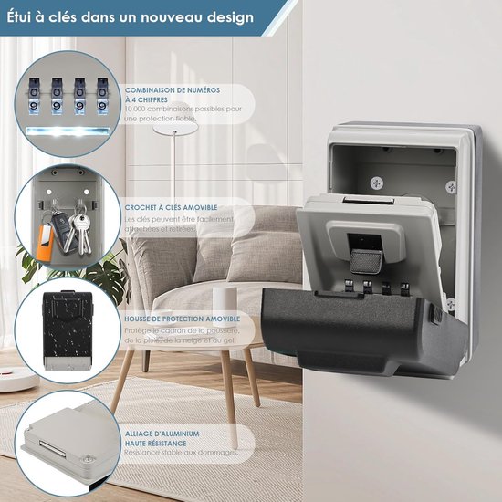 Intrekbare Sleutelhouder – TPU Koord Met Aluminium Clip – Rekbaar En Stevig – Voor Outdoor, Duiken En Werk