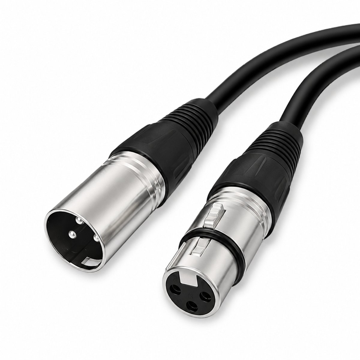 XLR kabel 3 Meter - Microfoon kabel - 3 Pin XLR Kabel Mannelijk naar Vrouwelijk - OFC Audiokabel