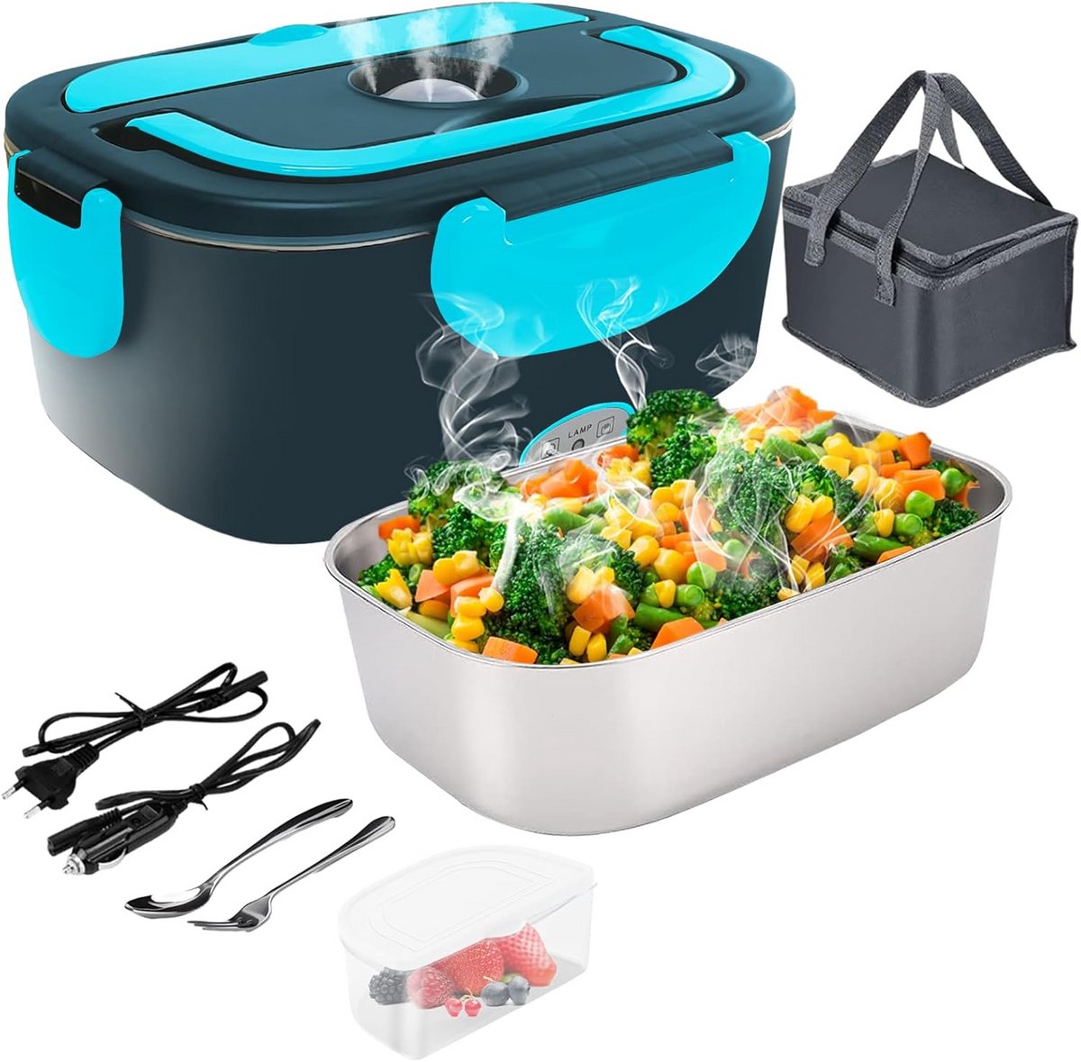 Elektrische Lunchbox - Lunchbox Elektrisch - Broodtrommel Elektrisch - Lunchkit