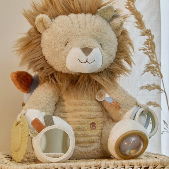 Little Dutch Safari Friends Activiteitenknuffel Leeuw van Little Dutch — afbeelding 3