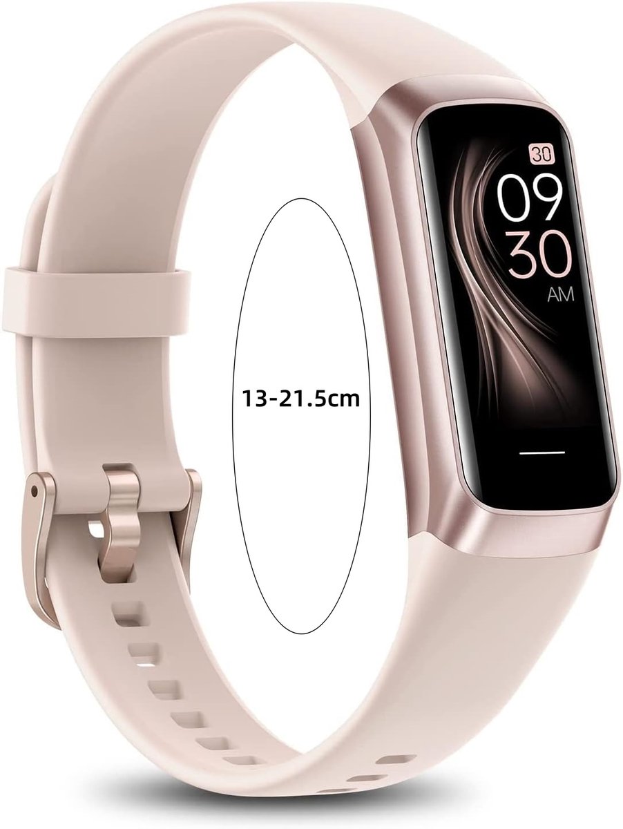 carmdering - Fitness Tracker Smartwatch met Hartslagmeter en Saturatiemeter – Stappenteller, Slaapmonitor, 25 Sportmodi en Meldingen – Sporthorloge voor Dames en Heren