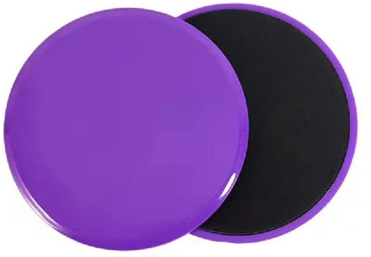 Dailygoods - Core Sliders voor Fitness en Training, Paars