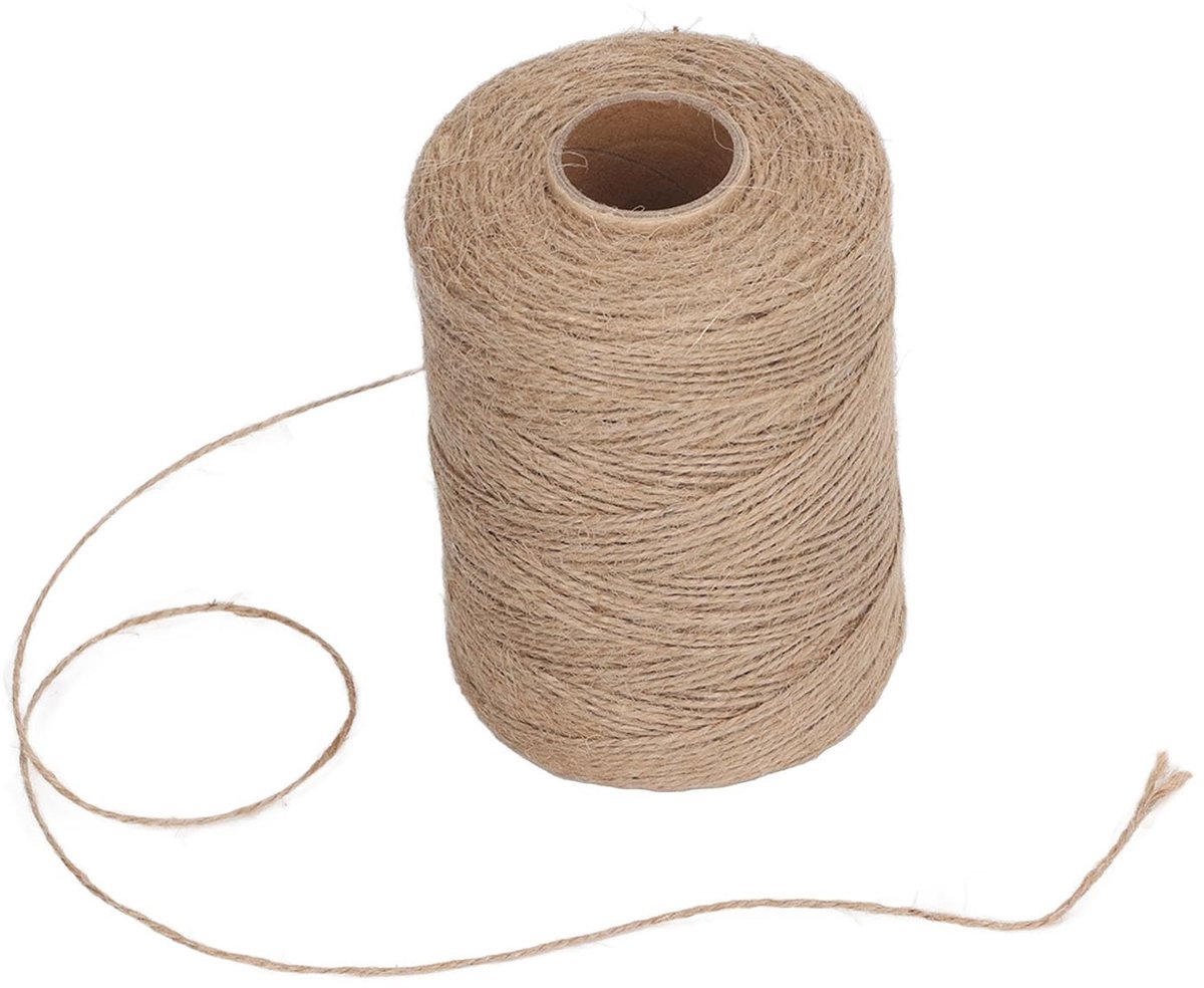 Dailygoods - Natuurlijke Jute Touw voor Knutselen en Cadeauverpakking