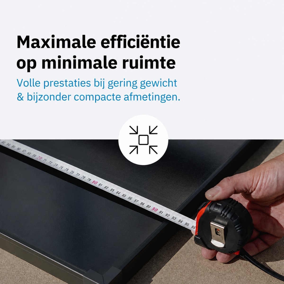 Ective zonnepaneel BSP black lightweight - Monokristallijn - lichtgewicht zonnepaneel voor camper/caravan - BSP Black Lightweight 120