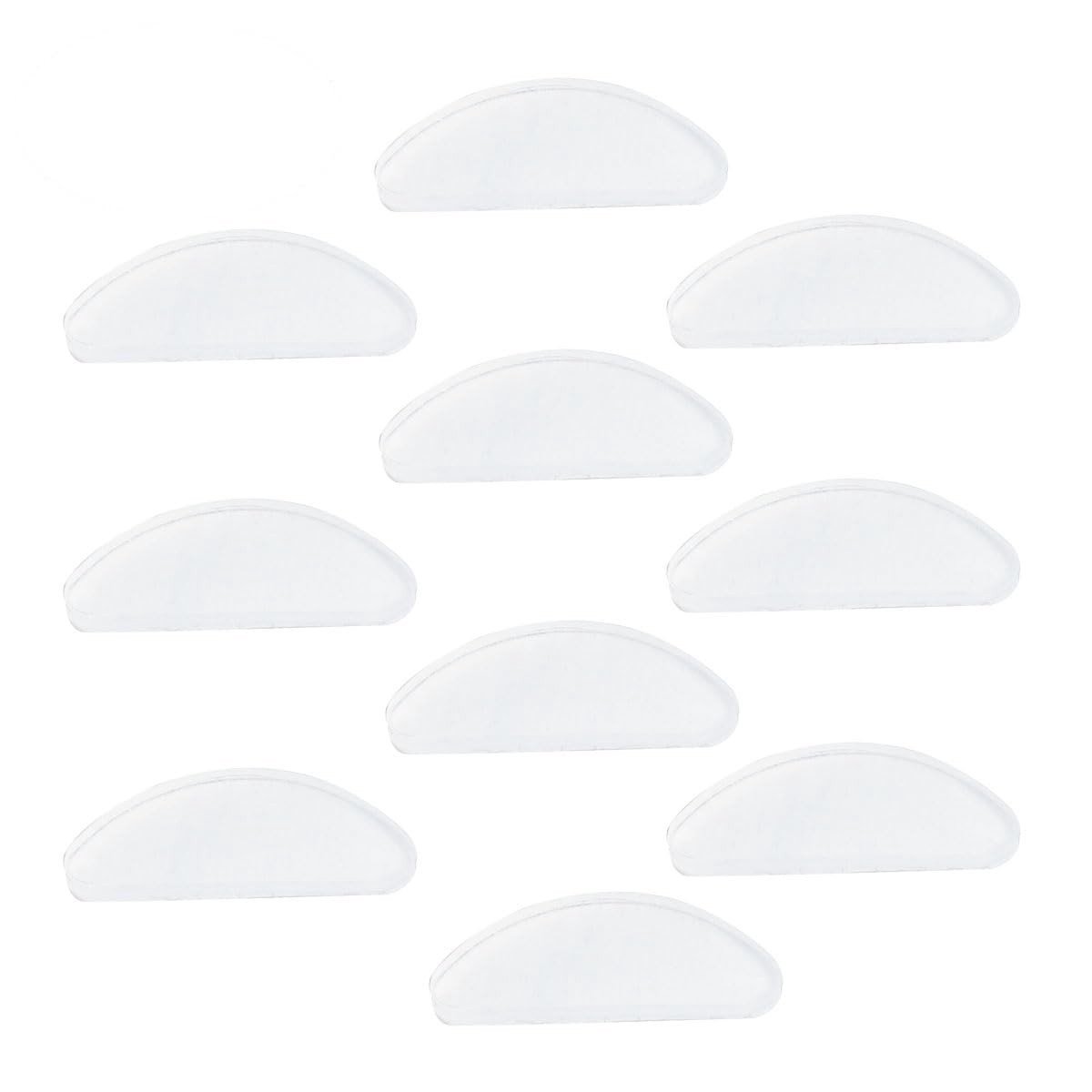 Dailygoods - Dailygoody - Neusclip - Siliconen Brug Pad - Antislip - Wit - Brillen Pads - Geschikt voor Zonnebrillen - 10 Stuks