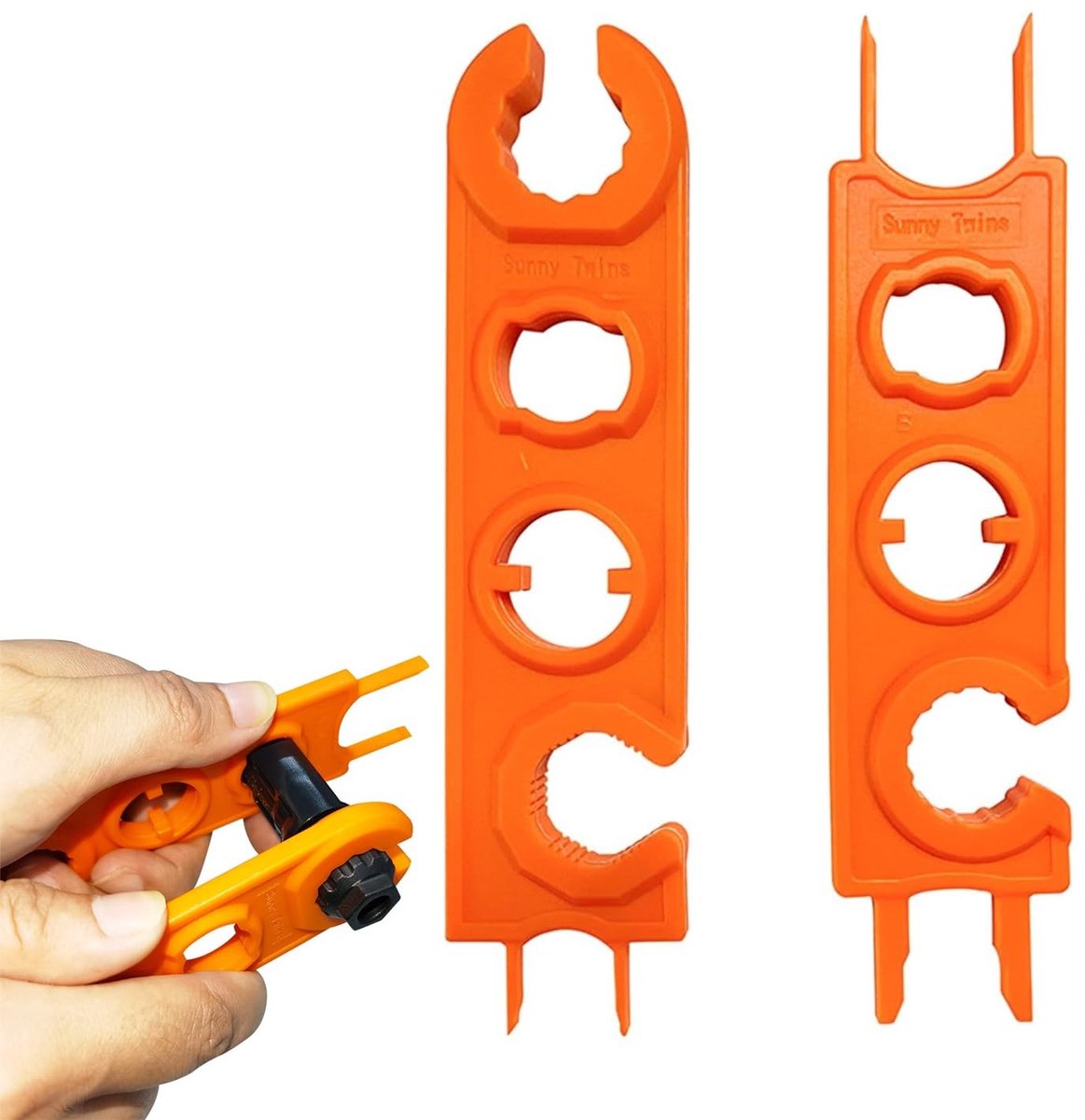 Dailygoods - 2 Stuks Zonne-Connectorsleutels voor PV-Kabel Assemblage