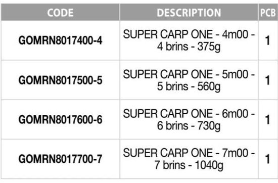 Garbolino Gmatch Supercarp One Vaste Hengel Zilver 6.00 m van Merkloos — afbeelding 2
