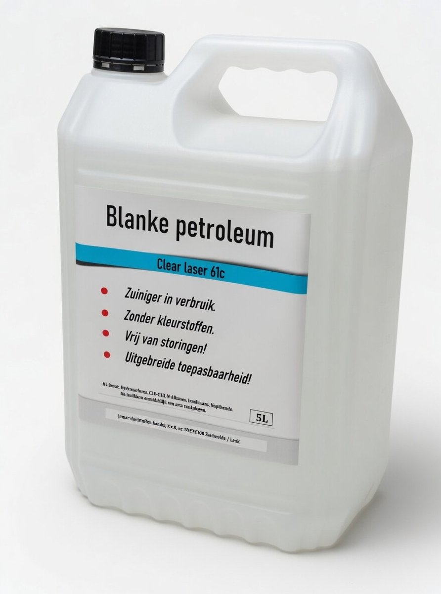 5 liter - blanke - petroleum