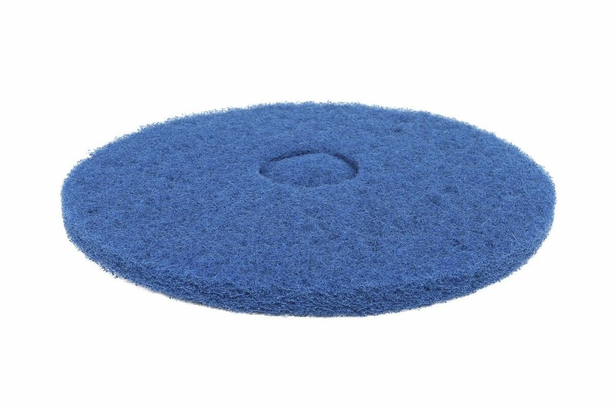 Super Pad vloerpad schrobpad dikte 25 mm tot 350 toeren 17 inch blauw (8715268022504)