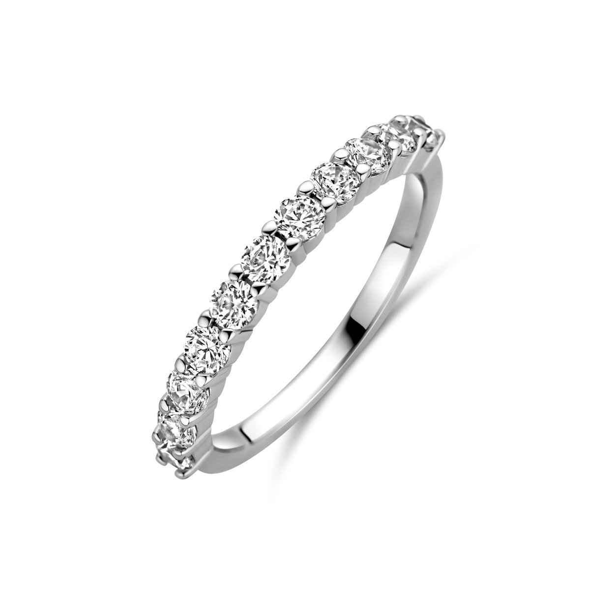 Gerhodineerd Zilver Ring Met Zirkonia 1338774