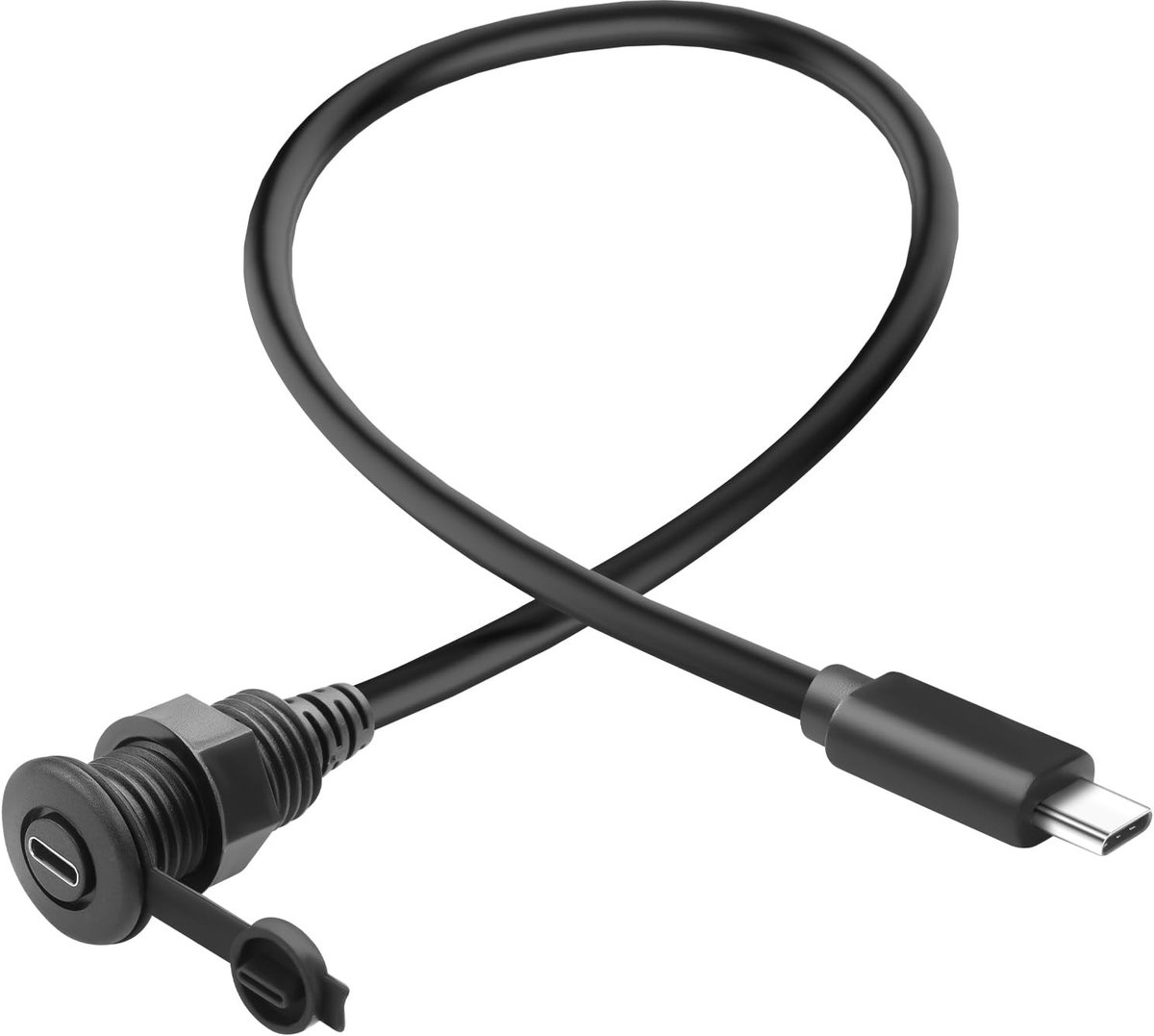 Dailygoods - Dailygoody - QIANRENON 10Gbps USB C 3.1 Adapter met Waterdichte Aansluiting voor Snelle Dataoverdracht en Opladen