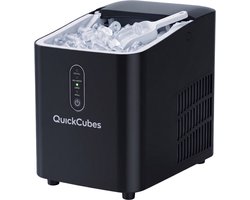 QuickCubes – Ijsblokjesmachine – Ijsblokjesmaker – Snel, Efficiënt en Compact Design – 1.3L – 8 blokjes in 6 Minuten – Maak Verfrissende IJsblokjes Thuis in een Handomdraai – Compacte Blokjesmachine voor Thuis & Thuisbar – Zelfreinigende Ijsmachine