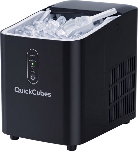 Beste IJsmachines van 2026 – Top 5 Getest 17 QuickCubes - Ijsblokjesmachine - Ijsblokjesmaker - Snel, Efficiënt en Compact Design - 1.3L - 8 blokjes in 6 Minuten - Maak Verfrissende IJsblokjes Thuis in een Handomdraai - Compacte Blokjesmachine voor Thuis & Thuisbar - Zelfreinigende Ijsmachine