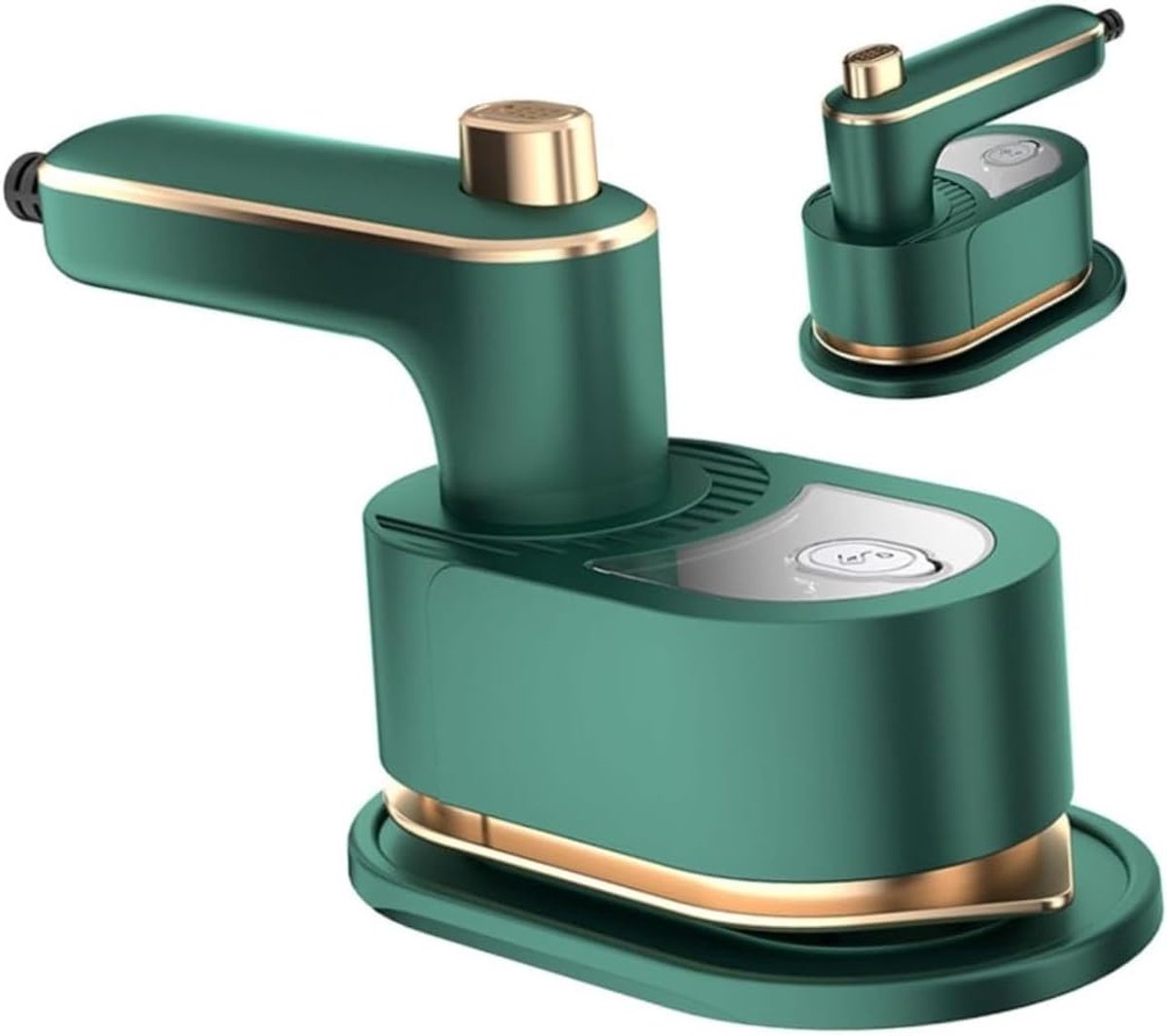 Draagbaar Reisstrijkijzer met Stoom – Opvouwbare Mini Kledingstomer 1000W, 100 ml, voor Kleding Thuis en Onderweg