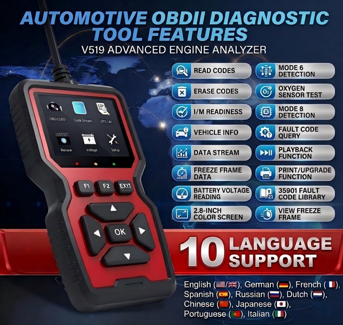 OBD2 Scanner - Auto Uitleesapparatuur thumbnail 4