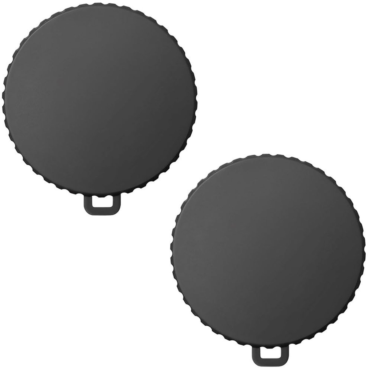 Dailygoods - Dailygoody - Lensdoppen - Beschermd tegen krassen - Zwart - Flexibele accessoires voor Osmo Action 3 en 4 - Ideaal voor fotografie en videografie
