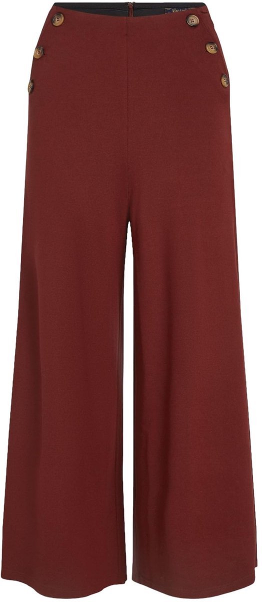 Dailygoods - Dailygoody - Damesbroek - Culotte - Hoge taille - Elegante uitstraling - Comfortabel - Ideaal voor elke gelegenheid - Uni kleur
