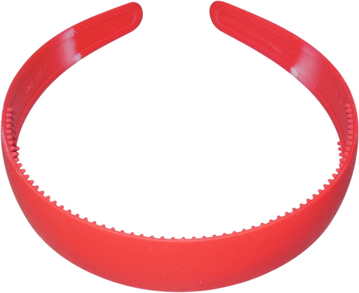 Diadeem siliconen breed rood