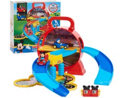 Disney Junior Mickey - Stow ’n Go Garage Speelset - inclusief 2 Voertuigen