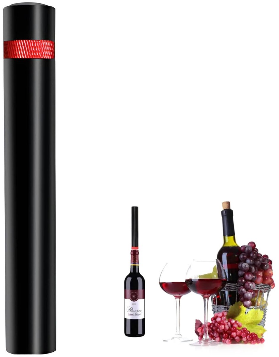 Dailygoods - 2-in-1 Luchtdruk Wijnopener voor Thuis en Restaurantgebruik