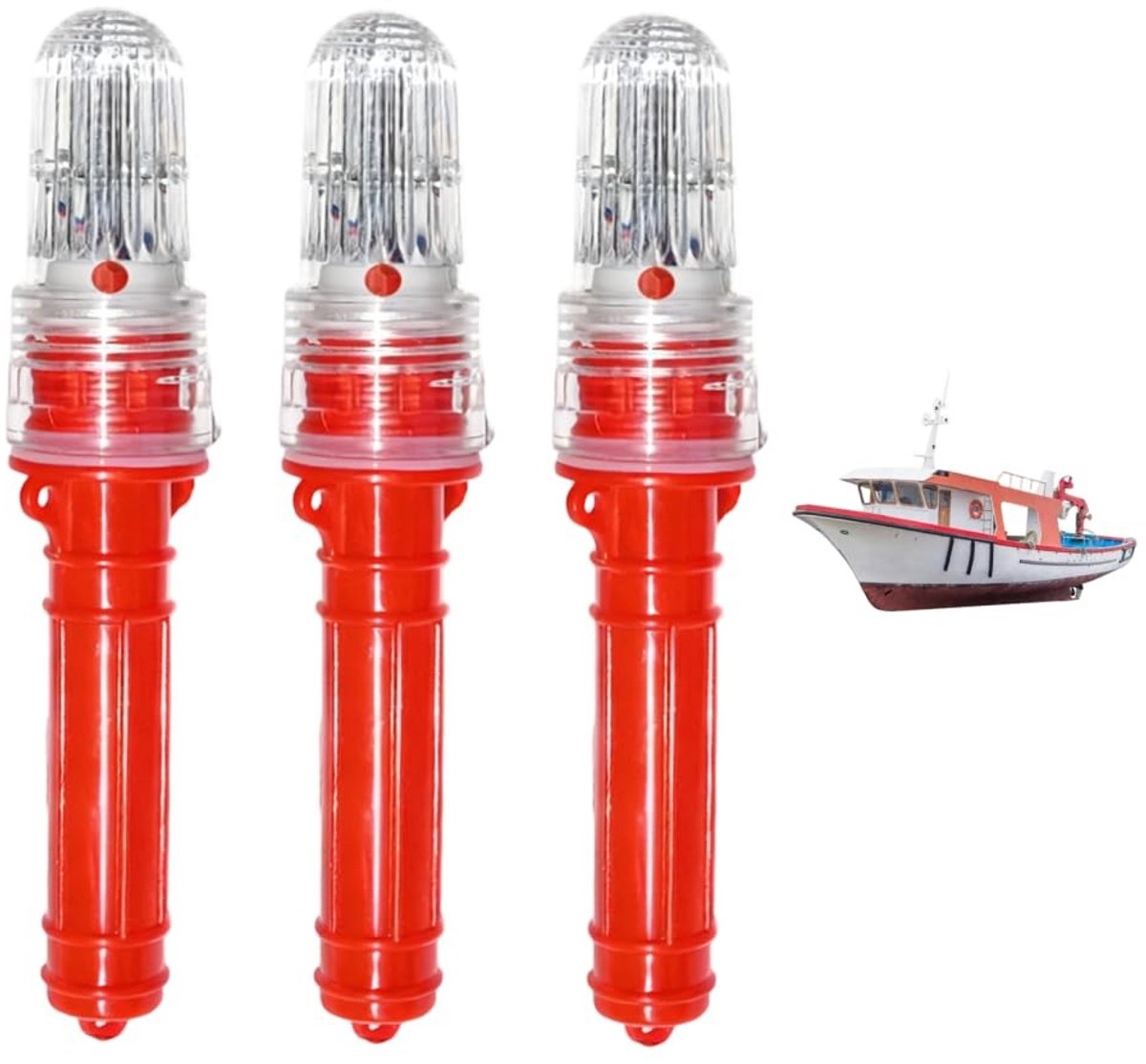 Dailygoods - Innovra - Dailygoods - Set van 3 Waterdichte LED Noodverlichting voor Boot