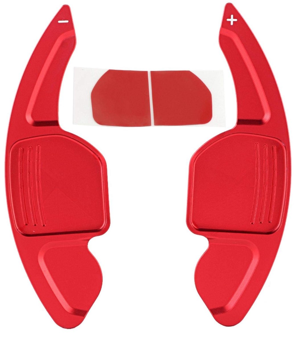 Dailygoods - Dailygoody - Paddle Shifter - Aluminium Paddle Shifters - Rood - Stuurwiel Paddles - Geschikt voor Rs5 en A4l - 2 stuks