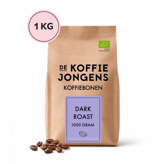 De Koffiejongens - Dark Roast - biologische koffiebonen - 1 kilo