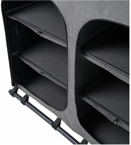 Happy Rhino - Opbergkast Stelvio - Polyester - Campingkast - Voorraadkast - Kampeerkast - 49 x 10.8 cm — afbeelding 4