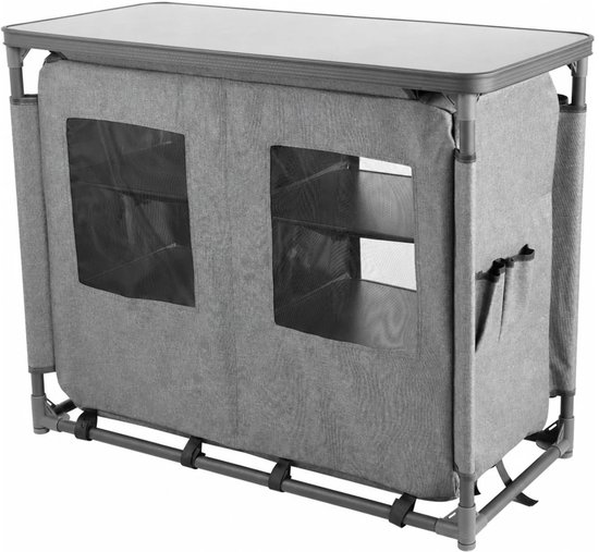 Happy Rhino - Opbergkast Stelvio - Polyester - Campingkast - Voorraadkast - Kampeerkast - 49 x 10.8 cm — afbeelding 3