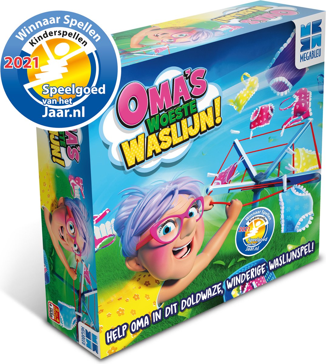 Spel Oma's Woeste Waslijn