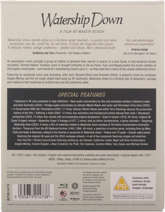 Watership Down Waterschapsheuvel [BluRay] Restored Limited Edition