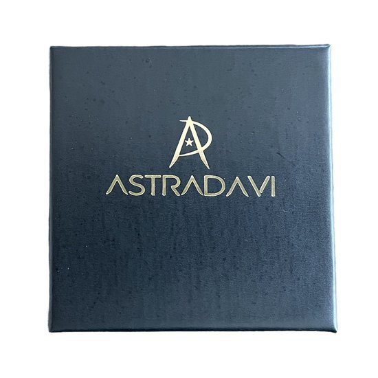 ASTRADAVI S925 Argent Sterling - Coffret Cadeau Bijoux - Magnifique collier pendentif en forme de nœud orné d'une perle et de zircon - avec Boucles d'oreilles Assorties