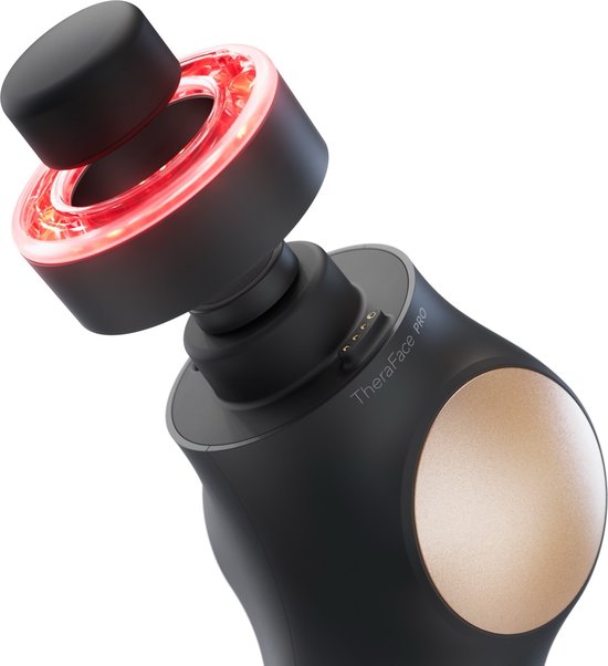 Therabody TheraFace PRO - Gezichtsmassage - Multifunctionele Therapie - Massage Apparaat met LED Lichttherapie