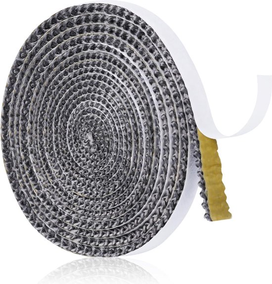 Glasvezel kachelkoord - Zelfklevend plat - 4 M x 2 mm x 15 mm - Open