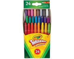 Crayola - Draaibare mini krijtjes - 24 stuks