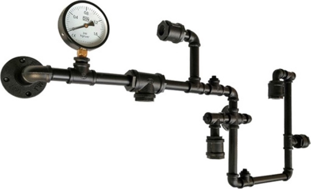OHNO - Woonaccessoires - Hoku Wandlamp - Zwart - Tijdloos - Modern - Industrieël