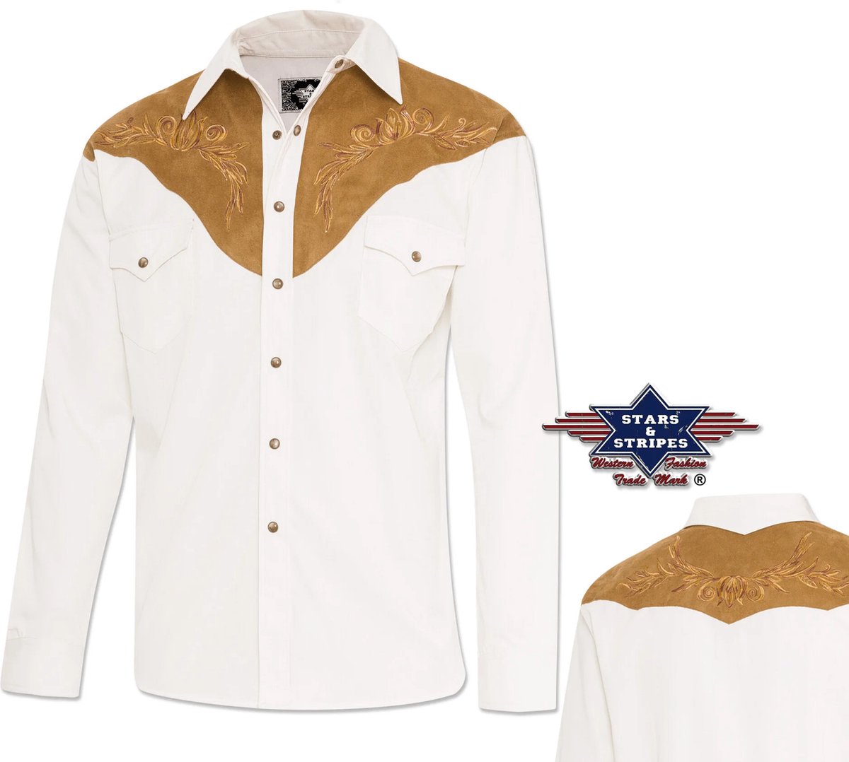 Western overhemd heren BOSTON XL