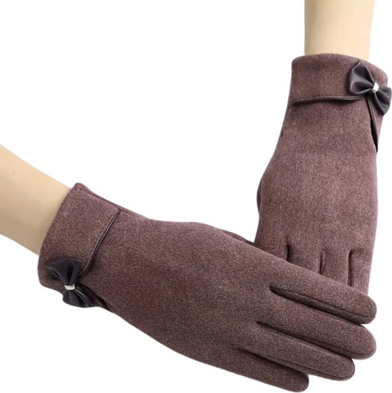 keusyoi Dames schapenvacht handschoenen winter warm fluweel korte dunne