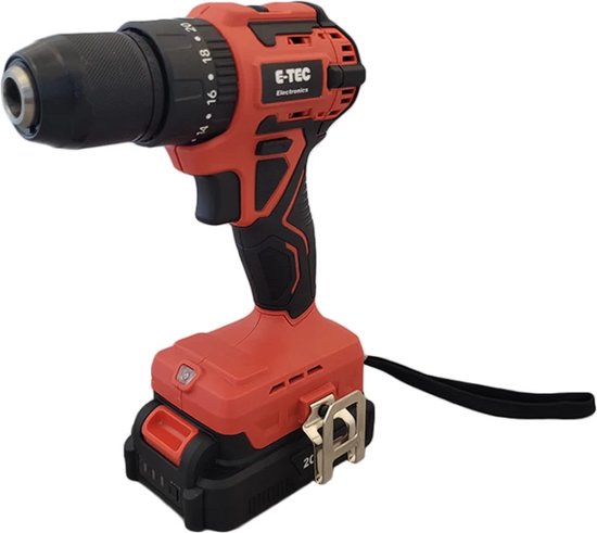 Accuboormachine - Krachtige 20V Borstelloze Boormachine met 3-in-1 Functies en 20 Koppelstanden