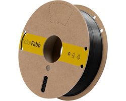 colorFabb Petg Economy Zwart 3D-printerfilament - 1,75 mm - 2200 g - Uitstekende waarde per kilo - Grote spoelopties - Verkrijgbaar in veel kleuren