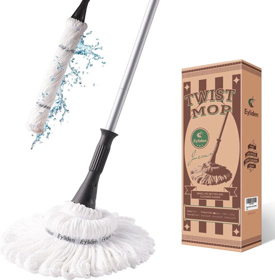 Microvezel spray vloerdweilen voor vloerreiniging, Domi-patrol reinigingsdweilen voor hardhouten laminaattegels vloeren, droge natte dweil stofdweilen met 3 dweilkoppen vervangende pads en 635 ml fles