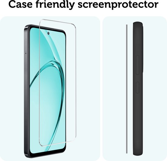 Protecteur d'écran adapté pour OPPO A80 Protecteur d'écran en Glas trempé - Protecteur d'écran adapté pour OPPO A80 Protecteur d'écran en Tempered Glass - 2 PACK