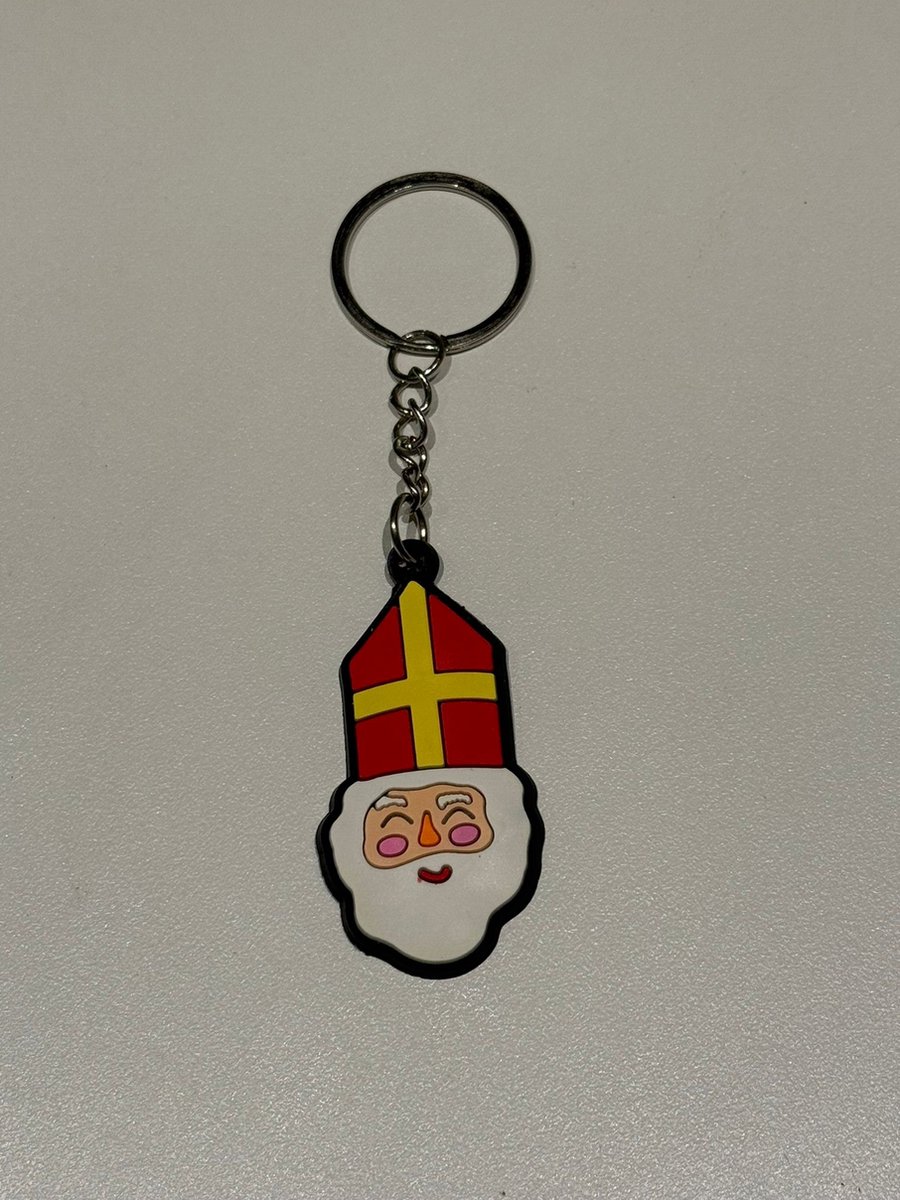 Sinterklaas sleutelhanger - sleutelhanger kinderen - Sinterklaas decoratie - sinterklaas cadeautjes - 1 Stuks - Sinterklaas