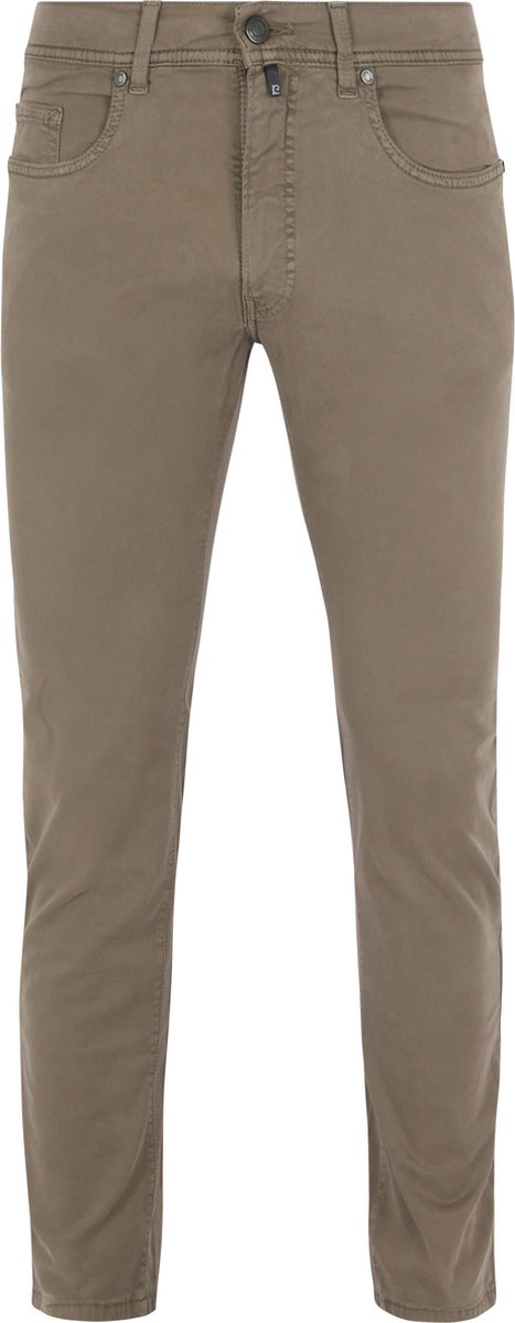 Pierre Cardin Broek Lyon Tapered Taupe - Maat W 33 - L 34 - Heren - Five-pocket broek