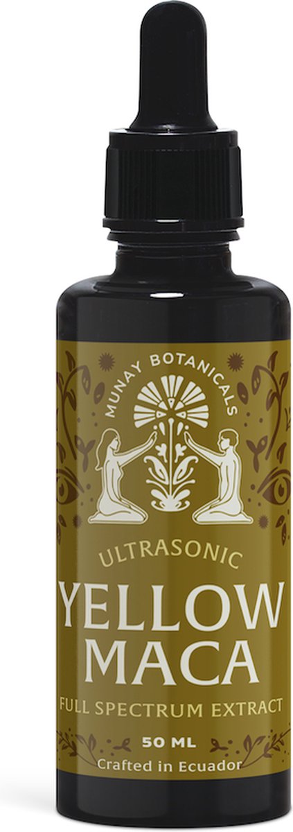 Goedkoopste Gele Maca Extract - 50ml - 50 doseringen - Lepidium meyenii - Ultrasonic Full Spectrum Extract - Gebalanceerd