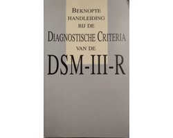 Omslag van Beknopte handleiding bij de diagnostische citeria van de DSM - III - R