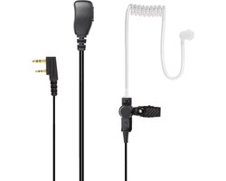 Hoornie - Portofoon Headset voor Baofeng Portofoons met Vergulde stekker. Oa voor de BaoFeng UV-5R, BF-888S, BF-88E, C2 en meer